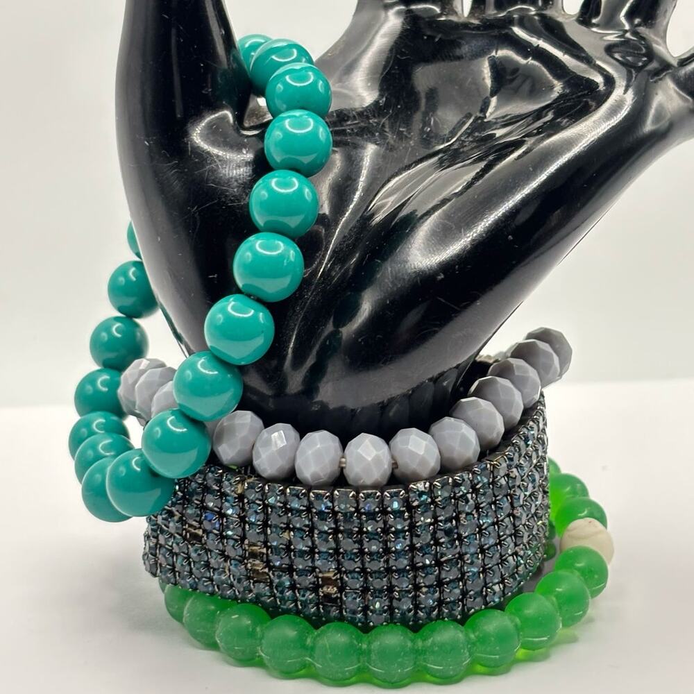 Turquoise Beaded Bracelet Bundle